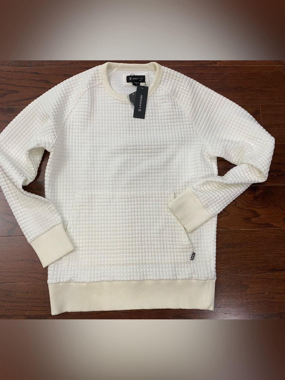 NWT Zanerobe Quilted Sweater size small